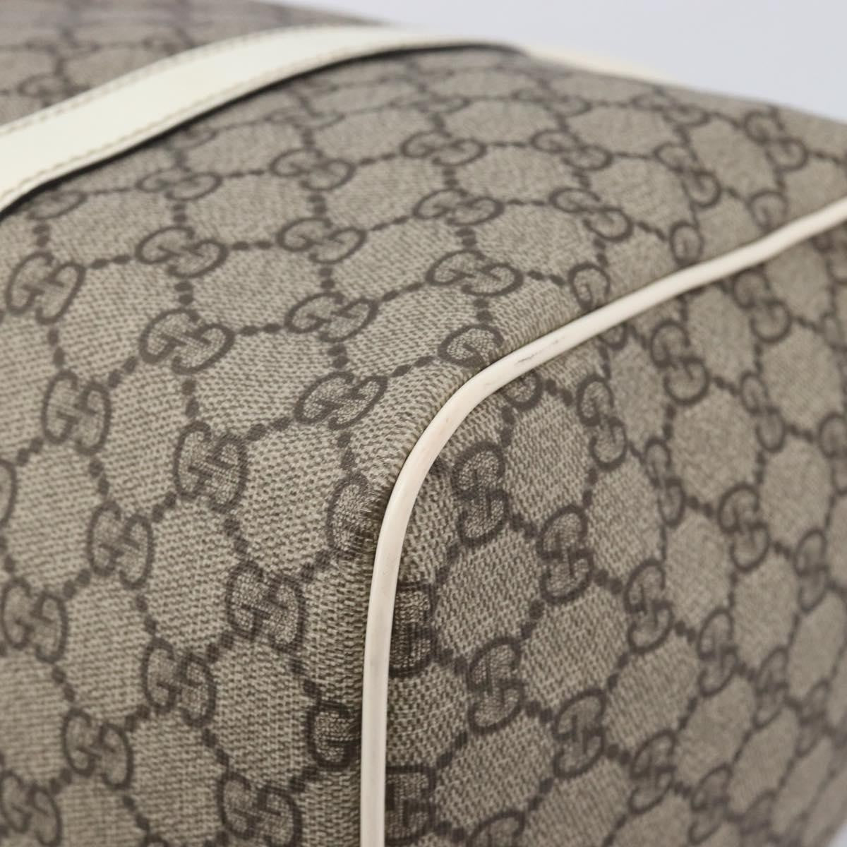 Gucci Joy Boston GG Coated Canvas, Beige, PVC, Handbag