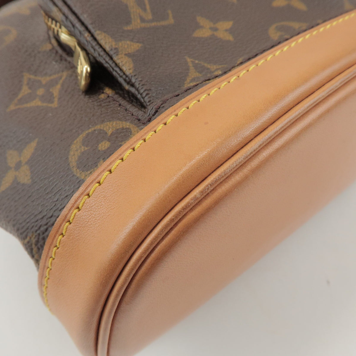 Louis Vuitton Vintage Montsouris Monogram Canvas, Brown, Canvas, Backpack