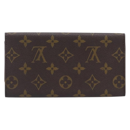 Louis Vuitton Long Macassar Monogram Canvas, Brown, Canvas, Wallet