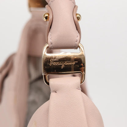 Salvatore Ferragamo Vala Leather, Pink, Leather, Shoulder Bag