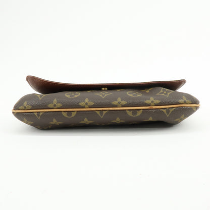 Louis Vuitton Musette Tango Monogram Canvas, Brown, Canvas, Shoulder Bag