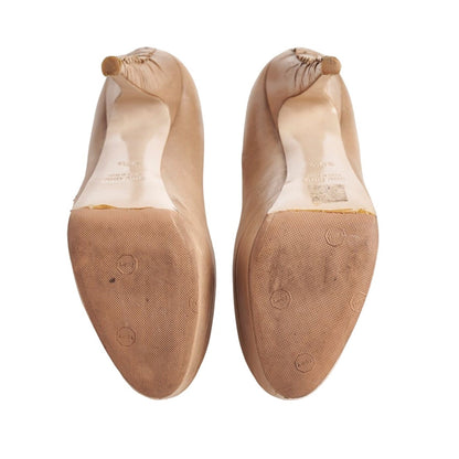 Γόβες Miu Miu 8 US Sand Beige