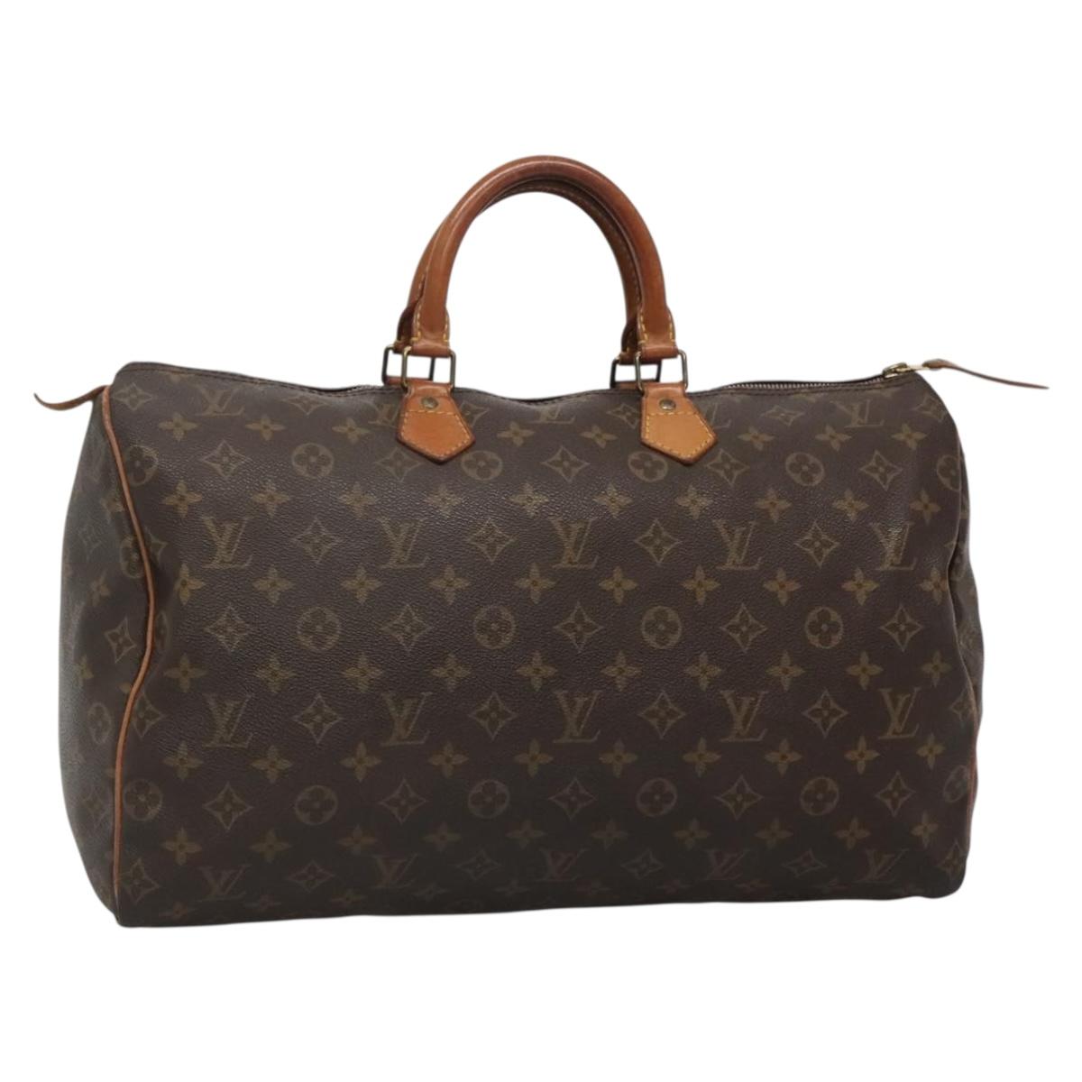 Louis Vuitton Speedy Bandouliere Bag Monogram Canvas, BROWN, CANVAS, Handbag