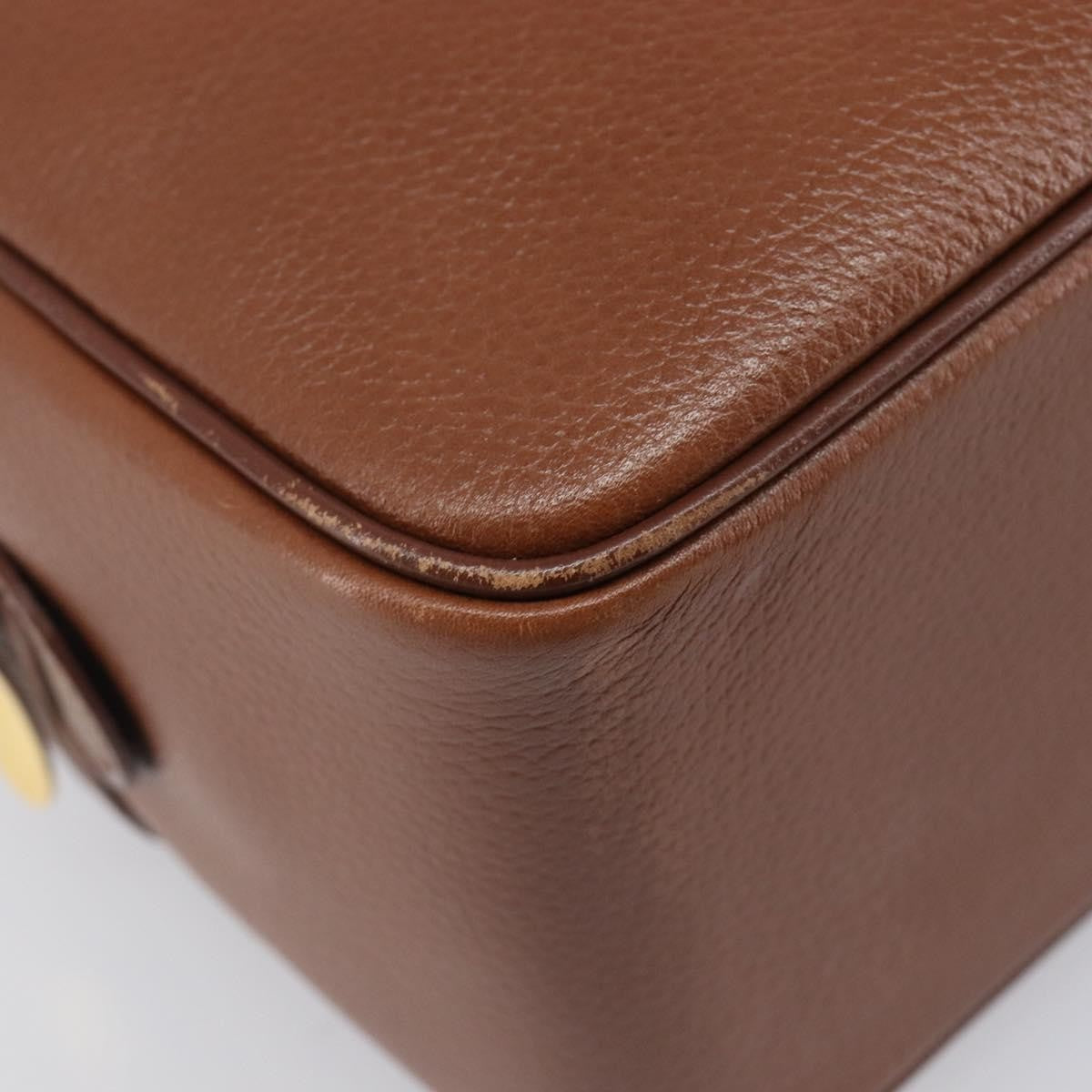 Burberry Vintage Boston Leather, Brown, Leather, Handbag