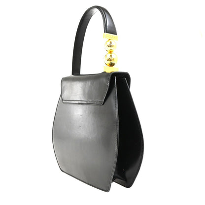Celine Vintage Leather, Black, Leather, Shoulder Bag
