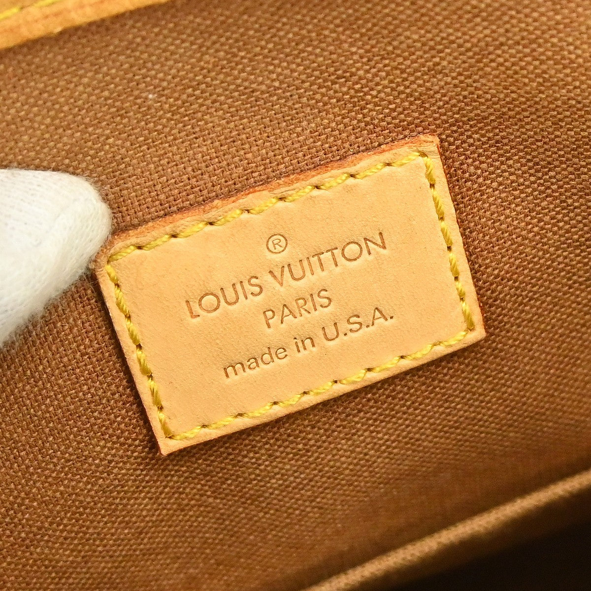 Louis Vuitton Batignolles Monogram Canvas, Brown, Canvas, Tote Bag