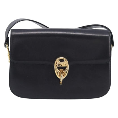 Celine Horse Carriage Leather, Black, Leather, Shoulder Bag