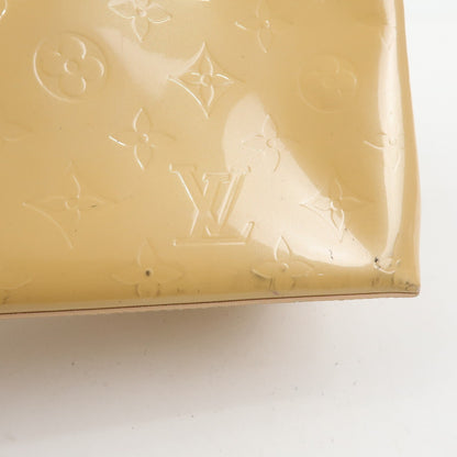 Louis Vuitton Wilshire Monogram Vernis, Beige, Patent Leather, Handbag
