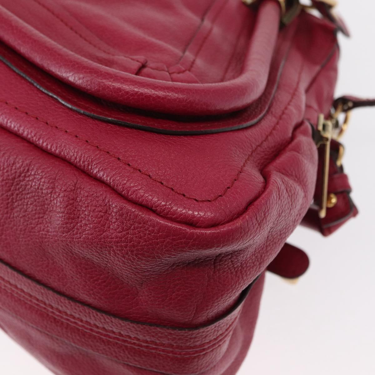 Chloe Paraty Handbag Quilted Leather, PINK, LEATHER, Handbag