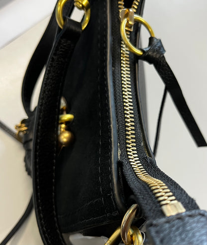 Chloe Faye Day Leather, Black, Leather, Handbag