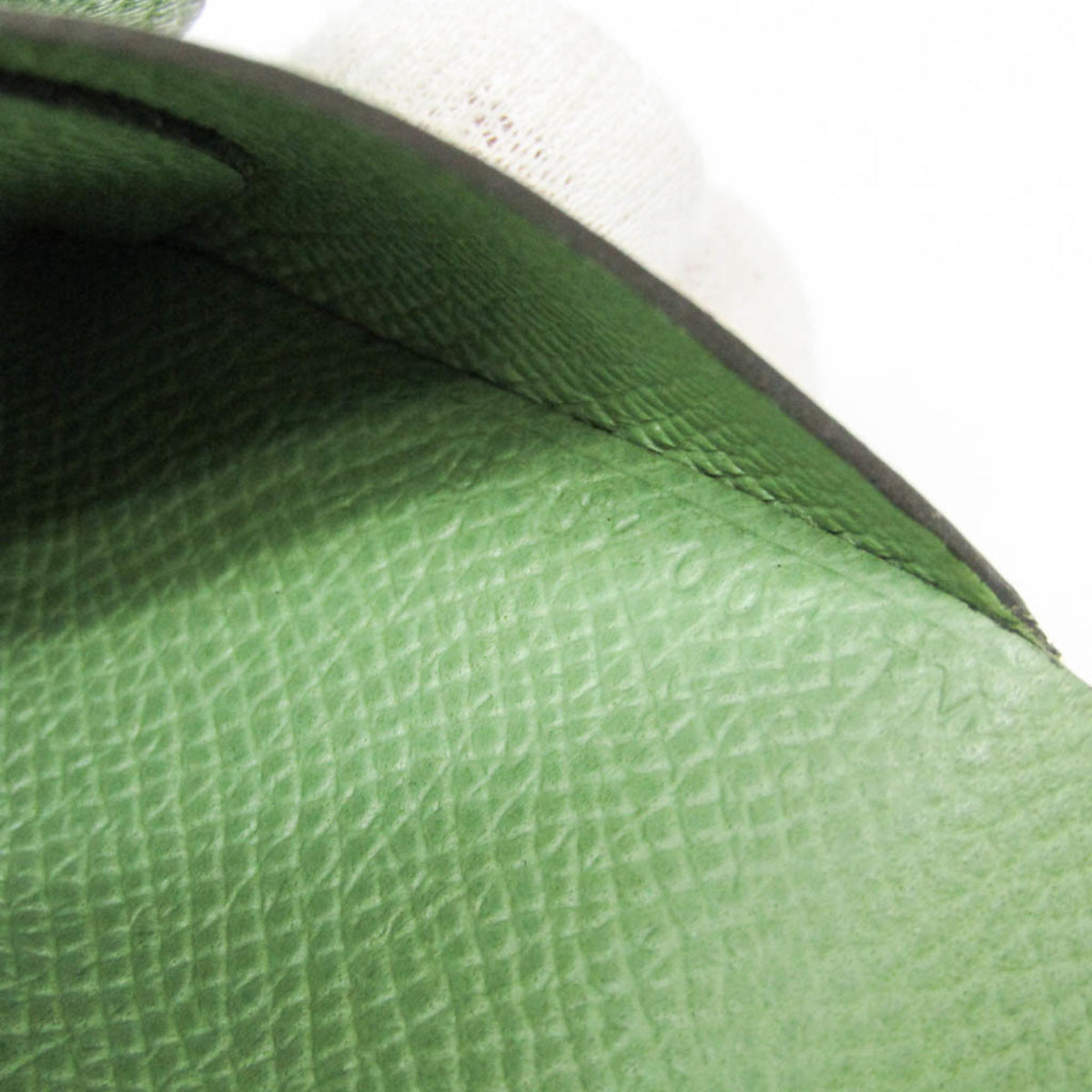 Hermes Calvi Duo Card Holder Epsom, Green, Leather, Card Holder