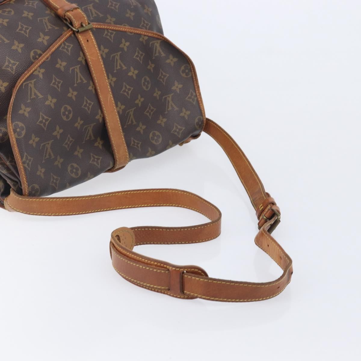 Louis Vuitton Saumur Monogram Canvas, Brown, Canvas, Shoulder Bag