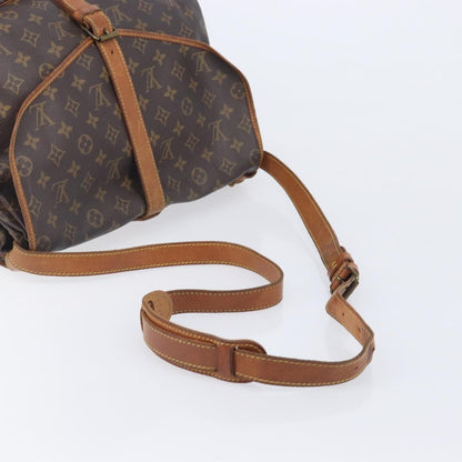 Louis Vuitton Saumur Monogram Canvas, Brown, Canvas, Shoulder Bag