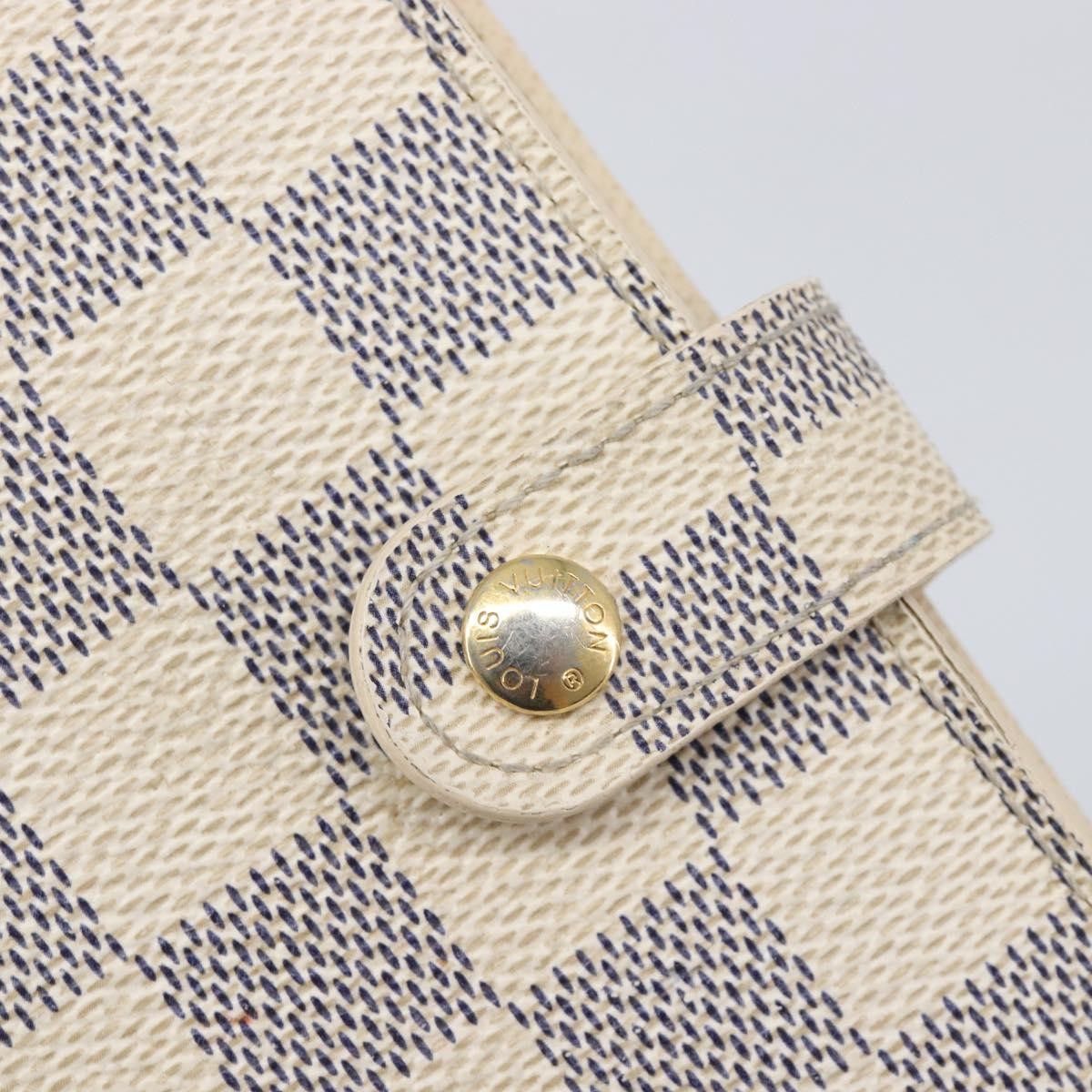 Louis Vuitton Ring Agenda Cover Damier, Beige, Canvas, Briefcase