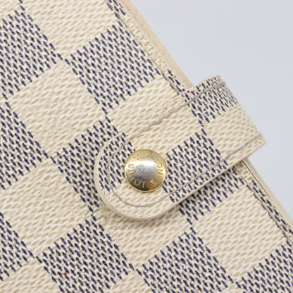 Louis Vuitton Ring Agenda Cover Damier, Beige, Canvas, Briefcase