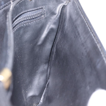 Celine Flap Shoulder Leather, Black, Leather, Shoulder Bag