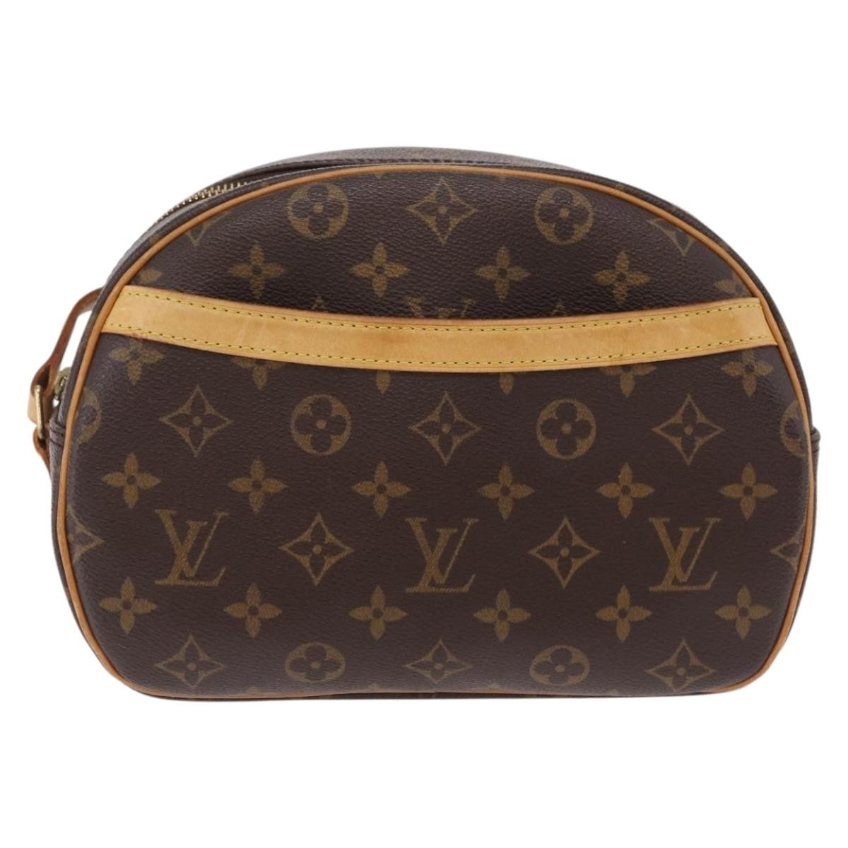 Louis Vuitton Blois Monogram Canvas, Brown, Canvas, Handbag