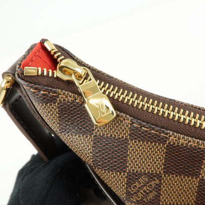 Louis Vuitton Bloomsbury Damier, Brown, Canvas, Shoulder Bag