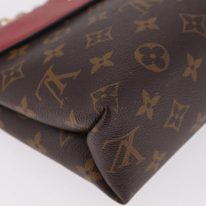 Louis Vuitton Saint Placide Monogram Canvas and Leather, Brown, Canvas, Handbag