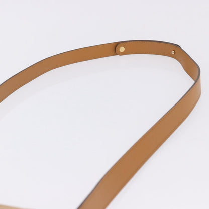 Christian Dior Vintage CD Flap Leather, Beige, Leather, Shoulder Bag