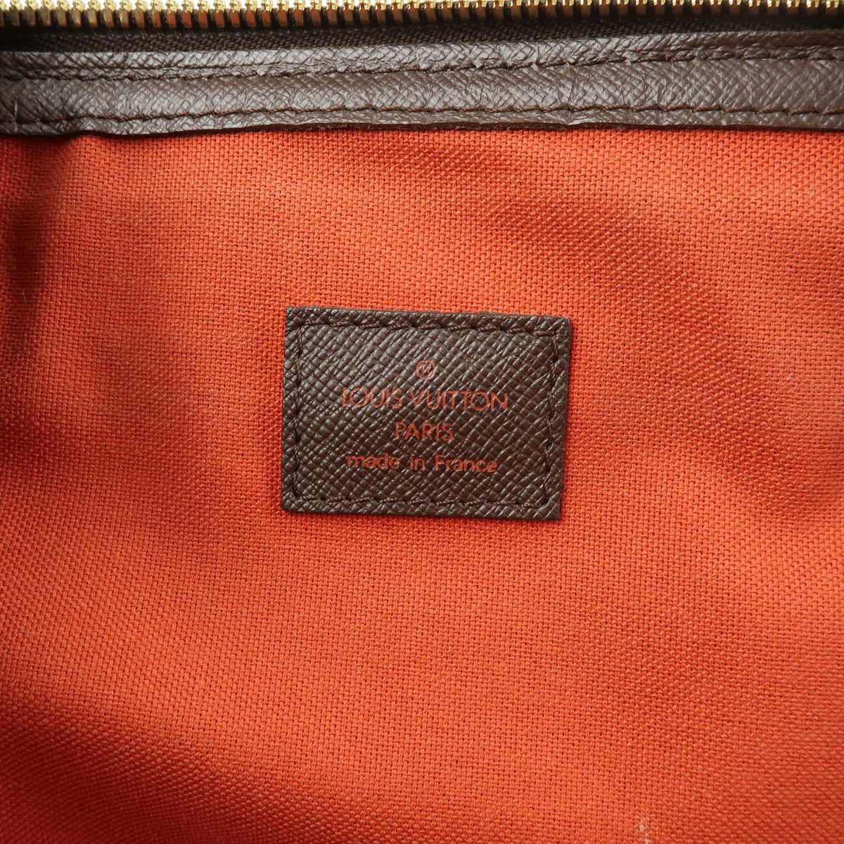 Louis Vuitton Belem Damier, Brown, Canvas, Handbag