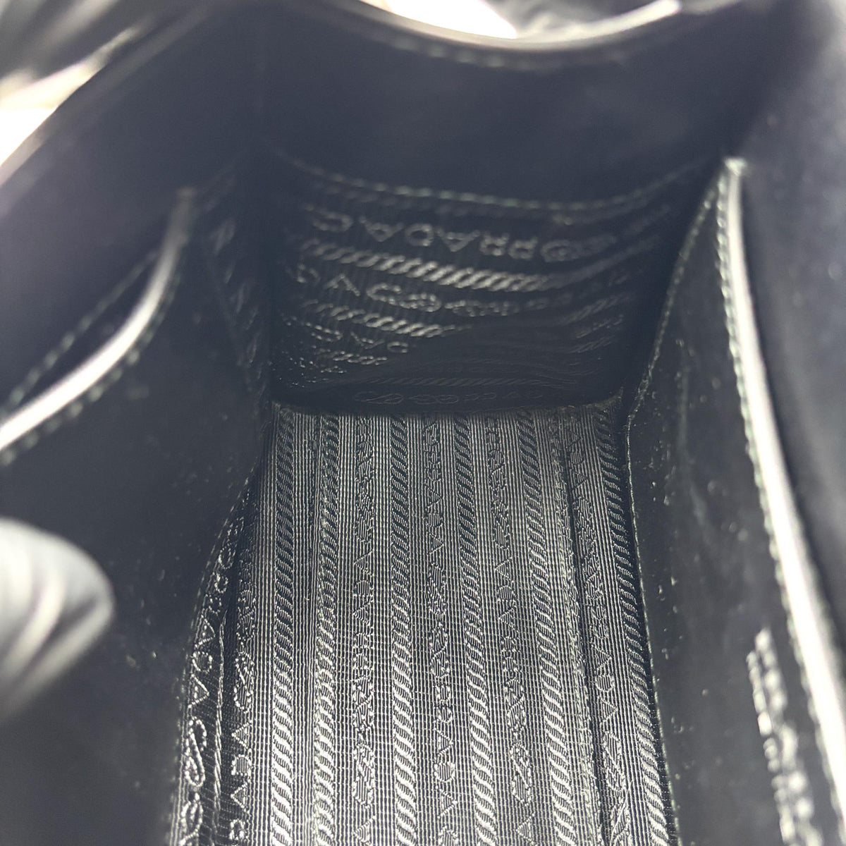 Prada Monochrome Saffiano Leather, Black, Leather, Tote Bag