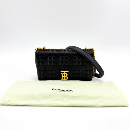 Burberry Lola Bum Quilted Lambskin, Black, Leather, Handbag
