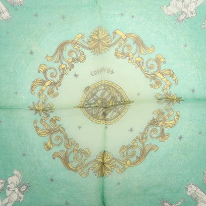 Hermes Carré 40 Silk, Green, Silk, Scarf