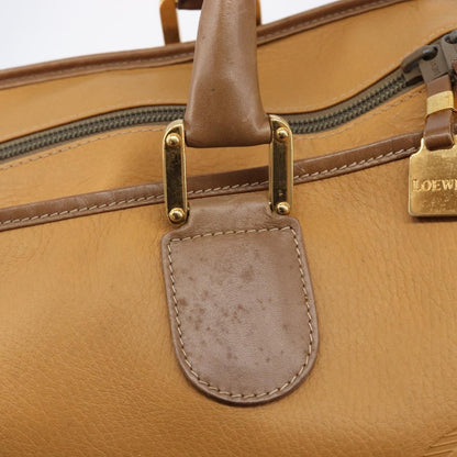 Loewe Amazona Leather, Beige, Leather, Handbag