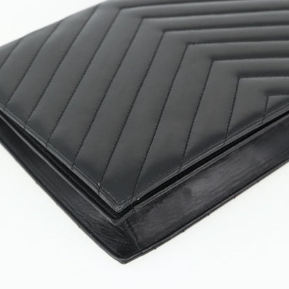 Saint Laurent Loulou NM Matelasse Chevron Leather, Black, Leather, Shoulder Bag