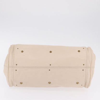 Chloe Paddington Lock Leather, Beige, Leather, Handbag