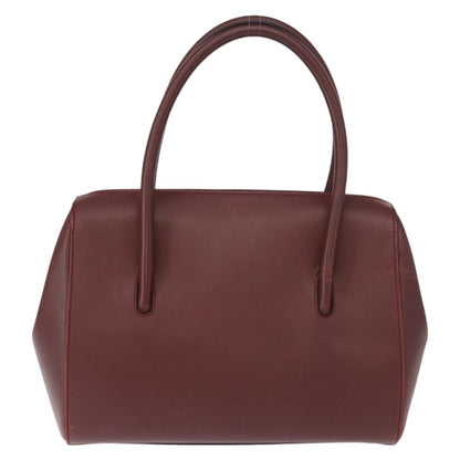 Cartier Must Line Leather, Burgundy, Leather, Handbag