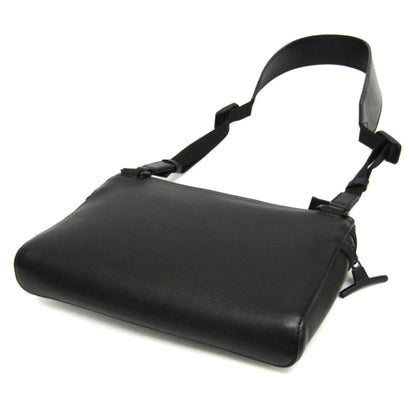Louis Vuitton Messenger Dark Infinity Leather with Monogram Eclipse Glaze Canvas, Black, Leather, Shoulder Bag