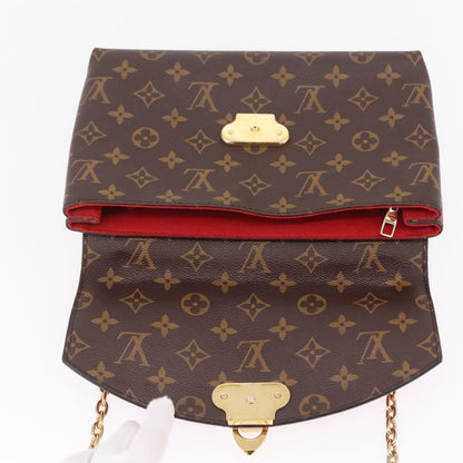 Louis Vuitton Saint Placide Monogram Canvas and Leather, Brown, Canvas, Handbag