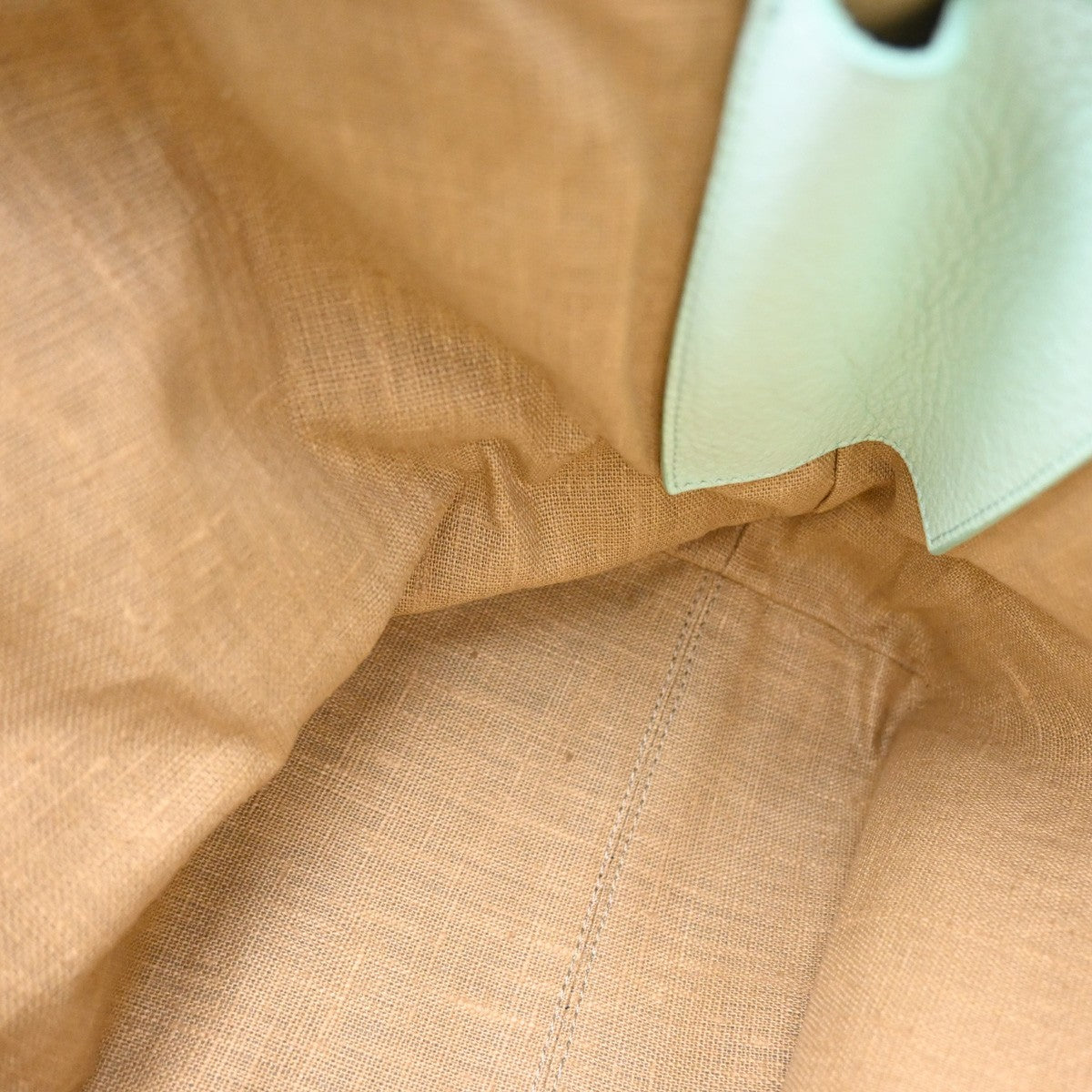 Fendi Roll Selleria Leather, Green, Leather, Tote Bag