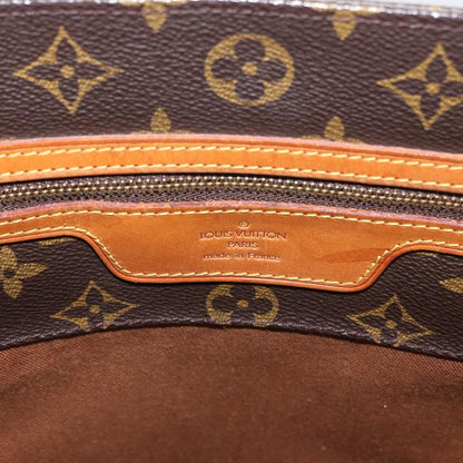 Louis Vuitton Shopping Sac Monogram Canvas, Brown, Canvas, Handbag