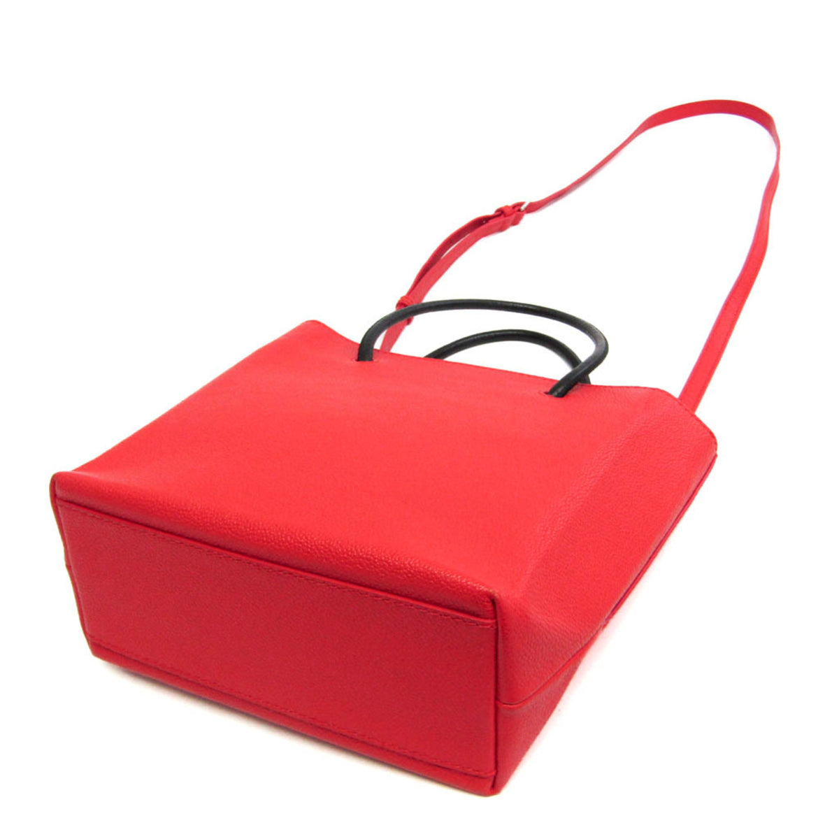Balenciaga Shopping Leather, Red, Leather, Tote Bag