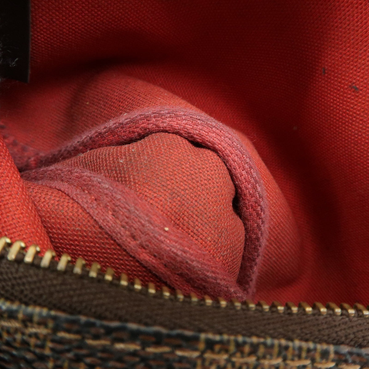 Louis Vuitton Pochette Accessoires Damier, Brown, Canvas, Clutch