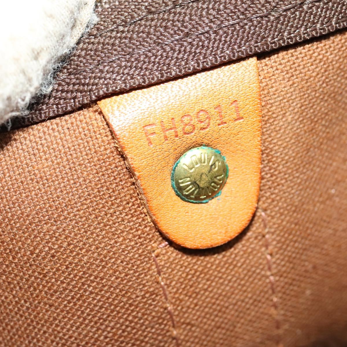 Louis Vuitton Keepall Bag Monogram Canvas, BROWN, CANVAS, Travel bag