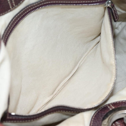 Gucci Charlotte Leather, Brown, Leather, Tote Bag