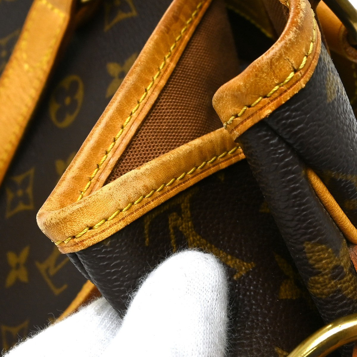 Louis Vuitton Batignolles Monogram Canvas, Brown, Canvas, Tote Bag