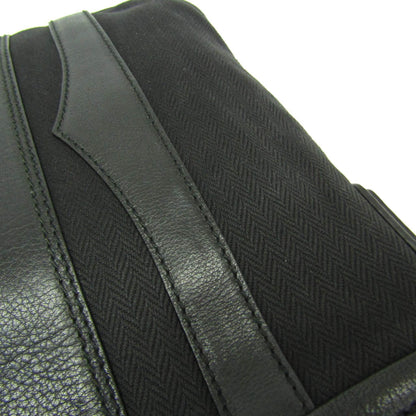 Bvlgari Open Hobo Leather, Black, Leather, Shoulder Bag