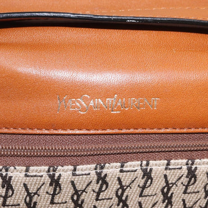 Saint Laurent Vintage Shoulder bag leather, Brown, Leather, Shoulder Bag