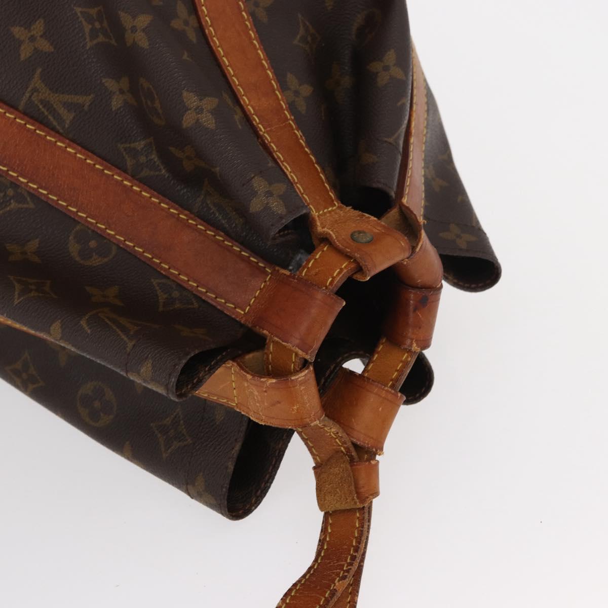 Louis Vuitton Randonnee Pochette Monogram Coated Canvas, BROWN, CANVAS, Handbag