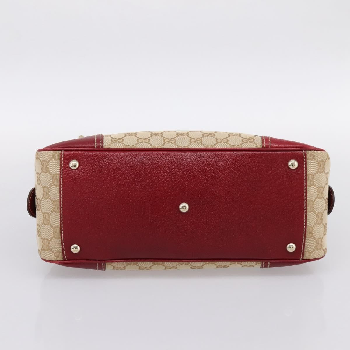 Gucci Princy Boston GG Canvas, Beige, Canvas, Handbag