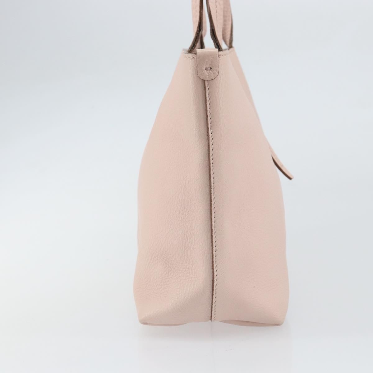 Salvatore Ferragamo Gancini Tote Leather, Pink, Leather, Tote Bag