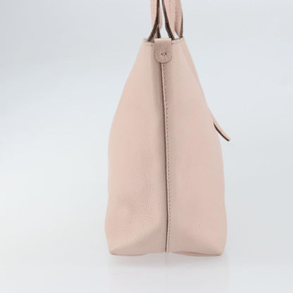 Salvatore Ferragamo Gancini Tote Leather, Pink, Leather, Tote Bag