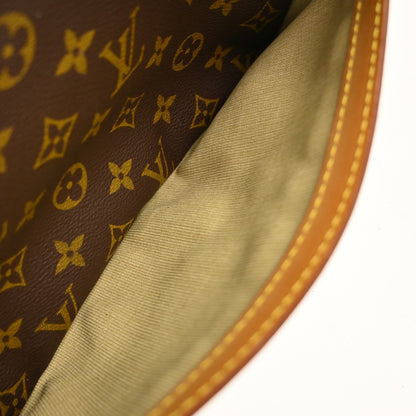 Louis Vuitton Reporter Monogram Canvas, Brown, Canvas, Shoulder Bag