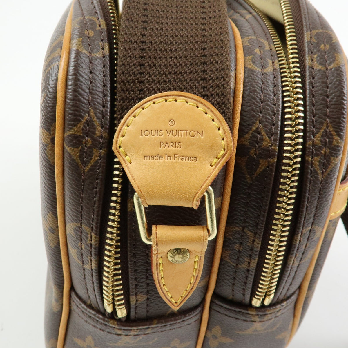 Louis Vuitton Reporter Monogram Canvas, Brown, Canvas, Shoulder Bag