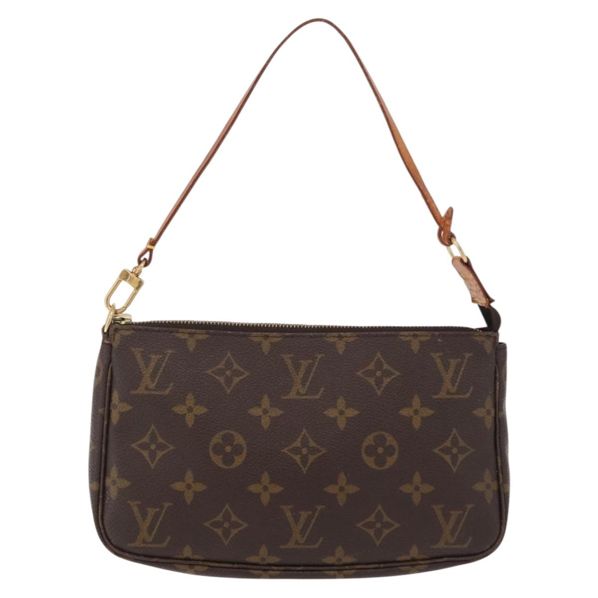 Louis Vuitton Pochette Accessoires NM Monogram Canvas, Brown, Canvas, Clutch